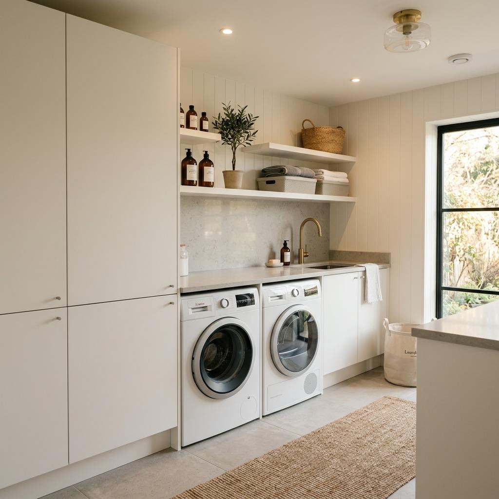 Laundry & Utility Cabinets — Whole-Home Finishes by Zorinia Design