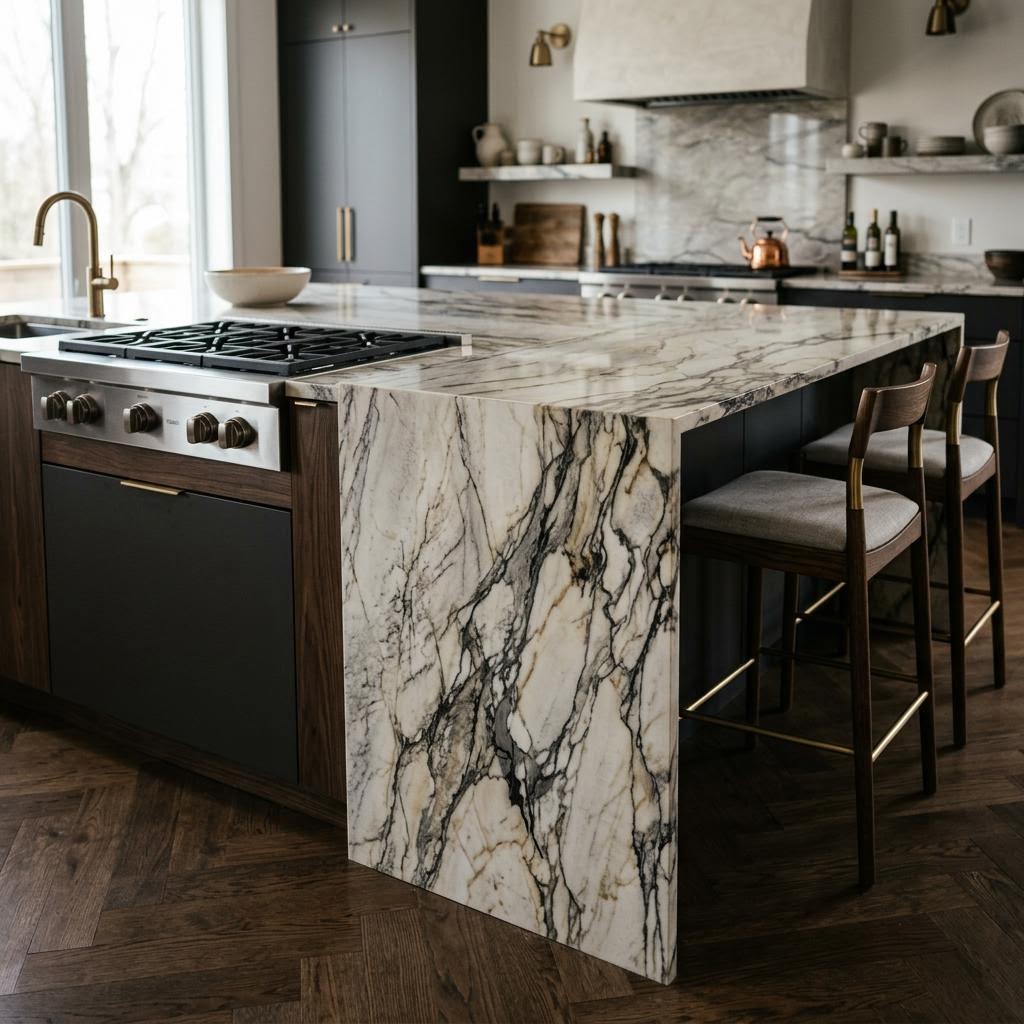 Quartz & Quartzite Countertops — Kitchen by Zorinia Design
